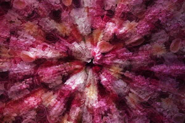 Unschärfe Laser Und Geschwindigkeit Bunt Auf Rosen Und Blumen Hintergrund — Stockfoto