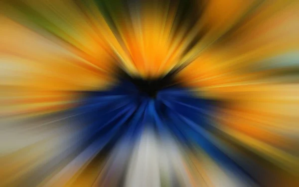 Wazig Geel Blauw Lijnen Snelheid Laser Achtergrond Modern Banner Sjabloon — Stockfoto