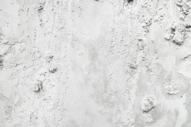Beyaz alçılı beton arkaplan dokusu. Soyut gri renk tasarımlı kirli çimento. Beyaz duvar arkaplanı olan açık renk..