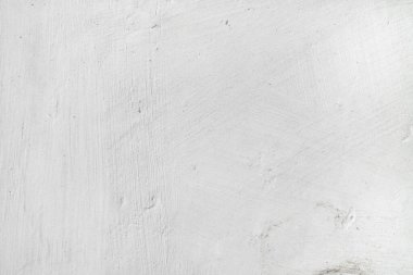 Beyaz alçılı beton arkaplan dokusu. Soyut gri renk tasarımlı kirli çimento. Beyaz duvar arkaplanı olan açık renk..