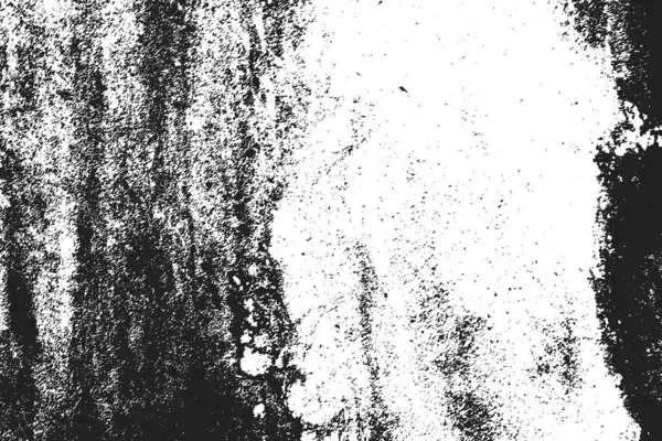 困境复盖纹理卷曲背景为黑白 旧磨损表面设计中的脏乱颗粒单色图案 — 图库照片