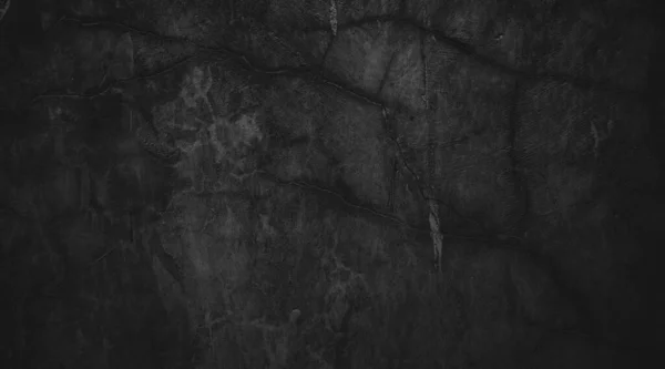 Чорний Фон Натуральної Мазки Пензля Текстурований Цемент Або Старий Камінь — стокове фото