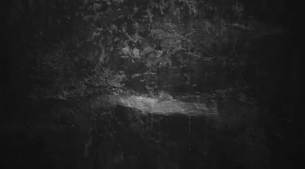 自然絵筆ストロークテクスチャセメントや石の古いの黒壁の背景 恐怖とハロウィーンの概念としての具体的なテクスチャ — ストック写真