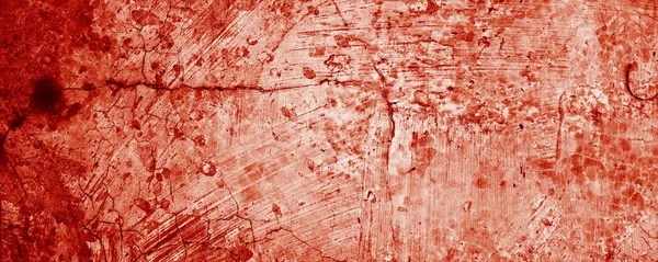 Splatters Tinta Vermelha Assemelham Sangue Fresco Suas Bordas Irregulares Contribuindo — Fotografia de Stock