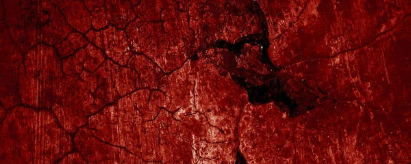 Πανοραμική Υφή Κόκκινου Τοίχου Grunge Αφηρημένο Τρομακτικό Σκυρόδεμα Τρόμου Τσιμέντο — Φωτογραφία Αρχείου