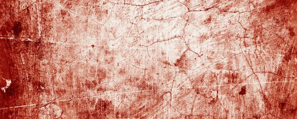 Panoramiczna Czerwona Ściana Grunge Tekstury Streszczenie Przerażający Beton Horror Cement — Zdjęcie stockowe