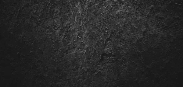 自然なペイントブラシのストロークの黒い背景は セメントまたは石の古い ホラーセメントテクスチャ グラウンジの怖い背景 コンクリート — ストック写真
