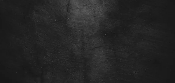 Fekete Háttér Természetes Ecsetvonás Texturált Cement Vagy Öreg Horror Cement — Stock Fotó