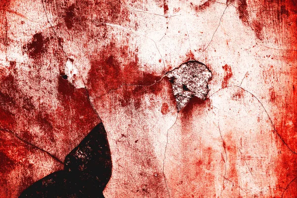 Σκούρο Κόκκινο Αίμα Στον Παλιό Τοίχο Για Halloween Έννοια — Φωτογραφία Αρχείου