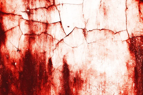ハロウィーンの概念のための古い壁の暗い赤い血 — ストック写真