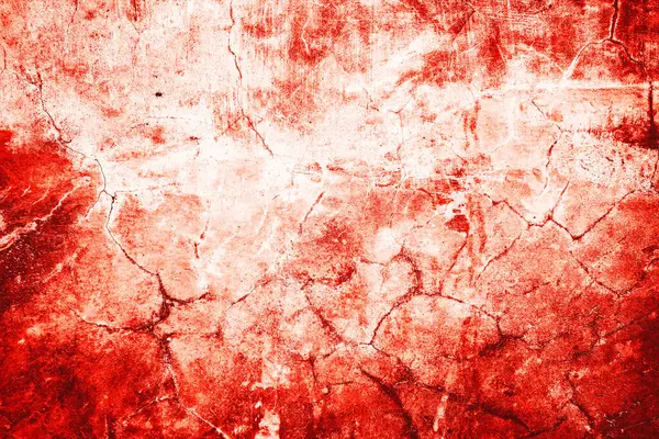 Dark red blood on old wall for halloween concept