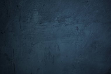 Dokulu mavi grunge arkaplan. Korku ve Cadılar Bayramı konsepti olarak mavi beton doku