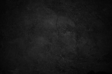 Dokulu siyah grunge arkaplan. Korku ve Cadılar Bayramı konsepti olarak siyah beton doku