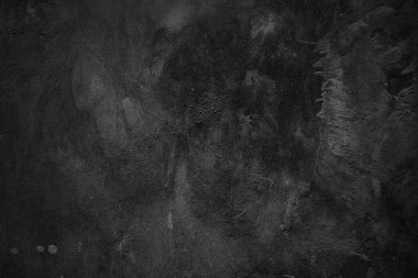 Dokulu siyah grunge arkaplan. Korku ve Cadılar Bayramı konsepti olarak siyah beton doku