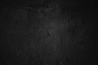 Dokulu siyah grunge arkaplan. Korku ve Cadılar Bayramı konsepti olarak siyah beton doku