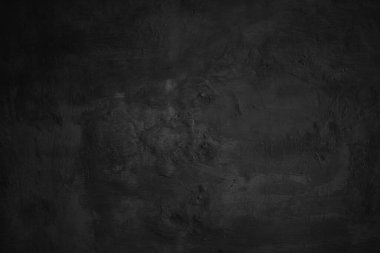 Dokulu siyah grunge arkaplan. Korku ve Cadılar Bayramı konsepti olarak siyah beton doku