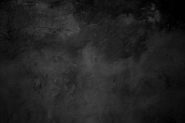 Dokulu siyah grunge arkaplan. Korku ve Cadılar Bayramı konsepti olarak siyah beton doku