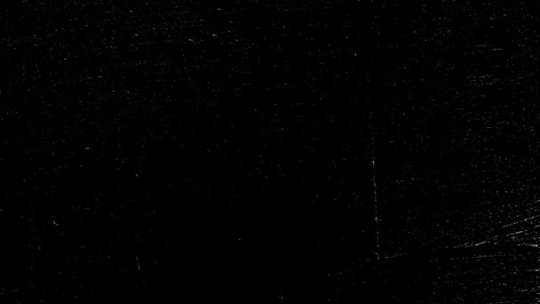 黒と白の画面モード グラウンジオーバーレイの苦痛 ループアニメーション ヴィンテージのフィルム効果の背景 — ストック動画