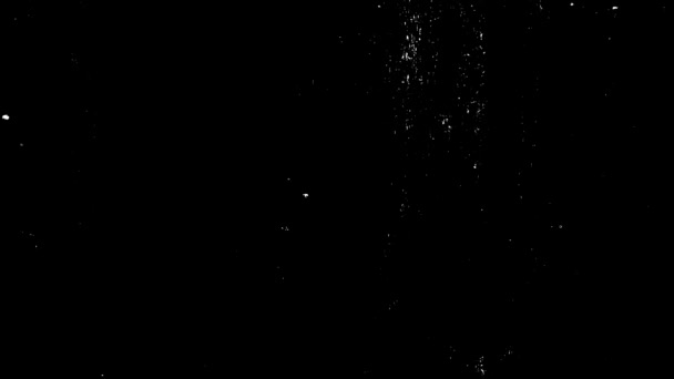 Фильм Грайм Оверлей Анимация Пустой Петли Старого Винтажа Ситуация Наложения — стоковое видео