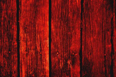 Kırmızı tahta dokusu. Arkaplan eski kırmızı paneller.