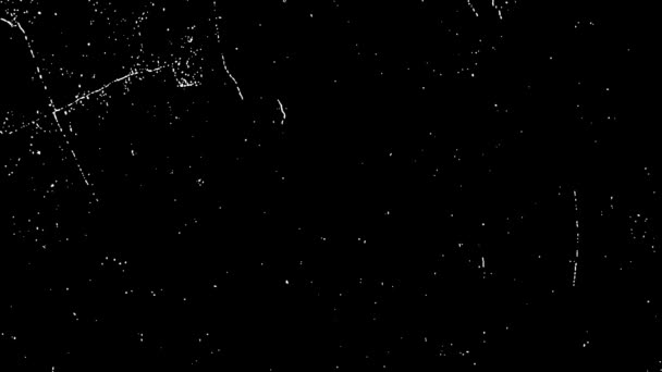 Grunge Overlay Scratched Damaged Vintage Film Effect Background — Stock Video