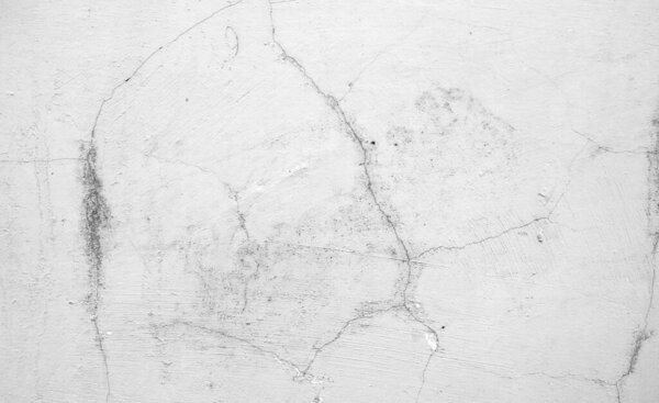 Gray concrete wall, Old wall background for wallpaper or graphic design. White plaster texture in vintage style