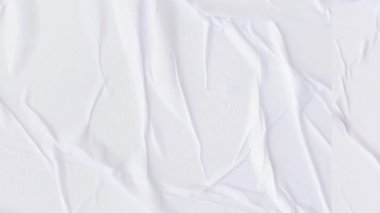 Buruşmuş kağıt döngüsü animasyonu. Hareket animasyonunu durdur. Kusursuz döngü.