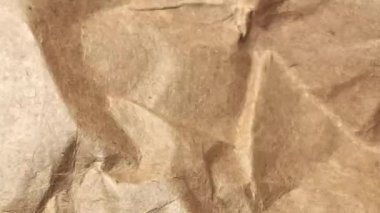 Buruşmuş kağıt döngüsü animasyonu. Hareket animasyonunu durdur. Kusursuz döngü.