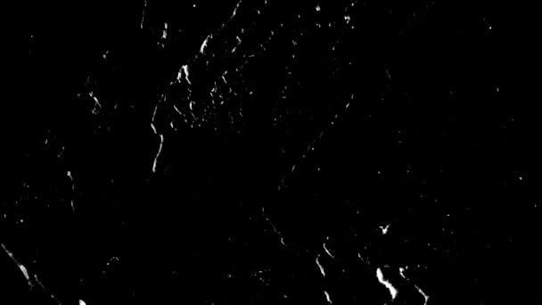 Polvo Arañazos Película Grano Vieja Superficie Dañada Película Retro Efecto — Vídeo de stock