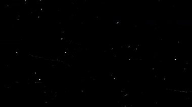 Koyu Siyah Arkaplanda Grunge, Eski ve Eski Film Görünümü Toz, Çizikler ve Kum Dokusunun Örtüsü Efektleri