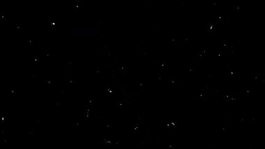 Koyu Siyah Arkaplanda Grunge, Eski ve Eski Film Görünümü Toz, Çizikler ve Kum Dokusunun Örtüsü Efektleri