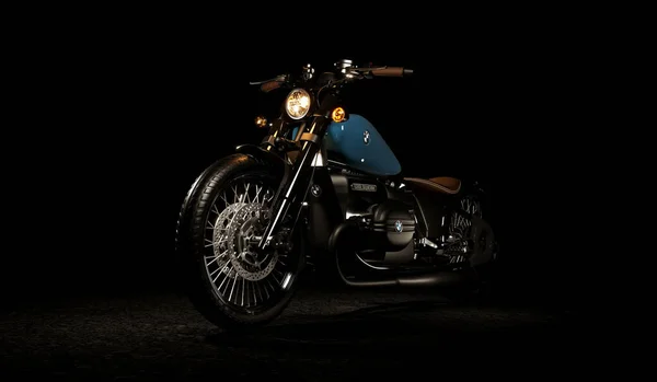 카자흐스탄 알마티 2022 Bmw Walzwerk R18 Custombike Bobber Superbike Dark — 스톡 사진
