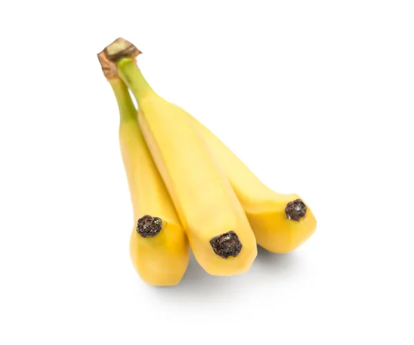 Mazzo Banane Sfondo Bianco — Foto Stock