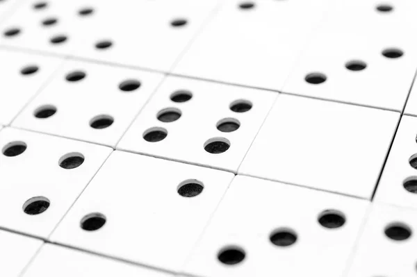 Domino Stukken Als Abstracte Achtergrond — Stockfoto