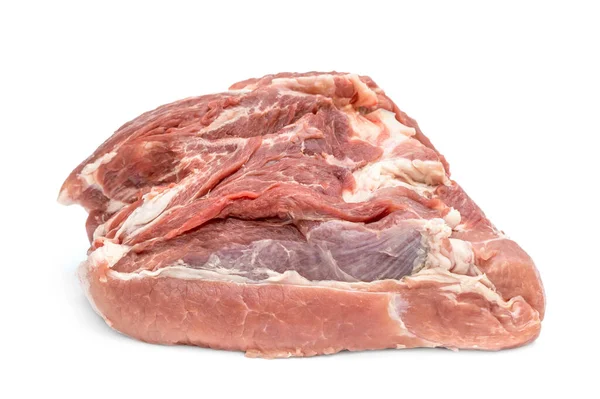 Carne Cruda Sfondo Bianco — Foto Stock