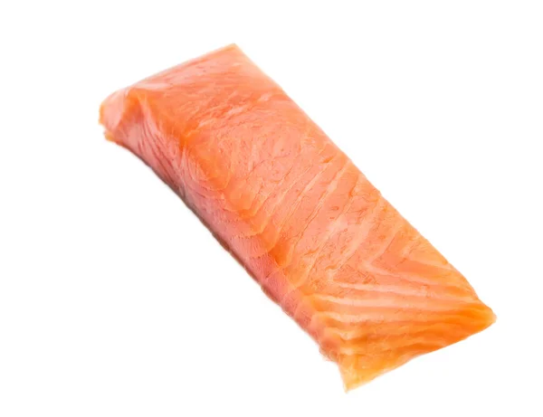 Filetstück Roter Fisch Isoliert Auf Weißem — Stockfoto