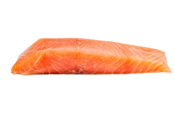 Kousek Filet Červené Ryby Izolované Bílém — Stock fotografie
