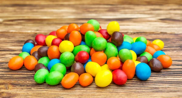 Heap Sweet Colorful Candies Table — Stock Photo, Image