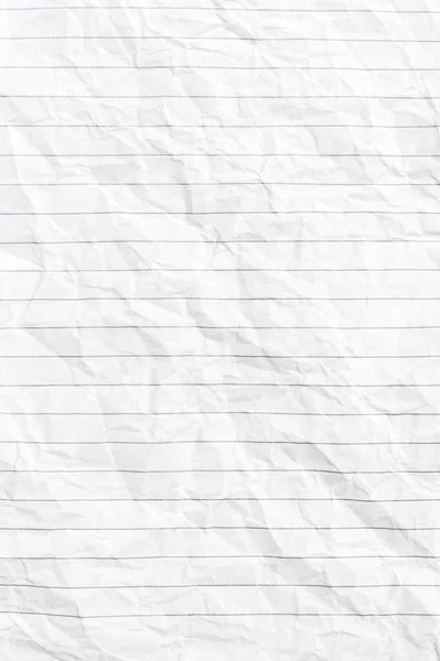 Texture Crumpled Notepad Sheet Top View — Stock Photo, Image