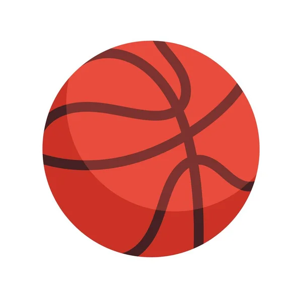 Basketball Ikone Aktiver Lebensstil Und Sport Unterhaltung Und Hobbys Teamplay — Stockvektor