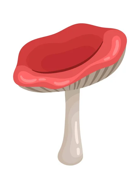 Ícone Cogumelos Brancos Vermelhos Elemento Gráfico Para Website Adesivo Para — Vetor de Stock