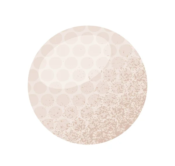 运动球贴纸 乒乓球或高尔夫球用塑料小球做的图标 娱乐或活动 运动用具 在白色背景上孤立的卡通平面矢量图解 — 图库矢量图片