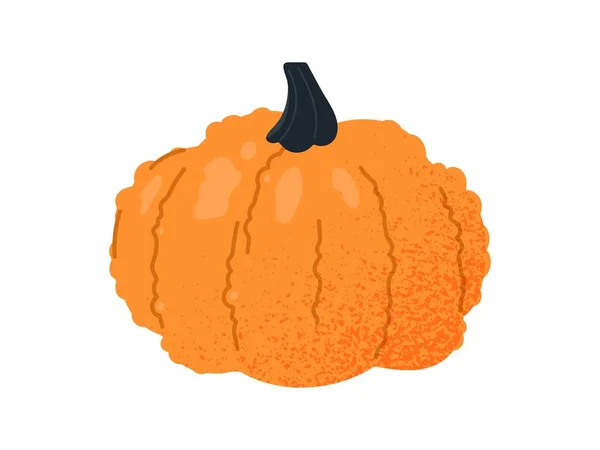 Icône Citrouille Orange Sticker Pour Les Médias Sociaux Les Messagers — Image vectorielle