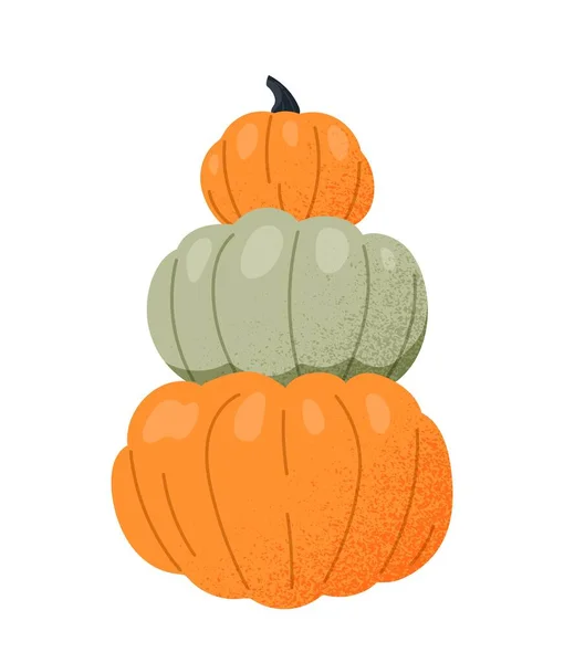 Icône Citrouille Différente Affiche Bannière Pour Site Symbole Halloween Fête — Image vectorielle