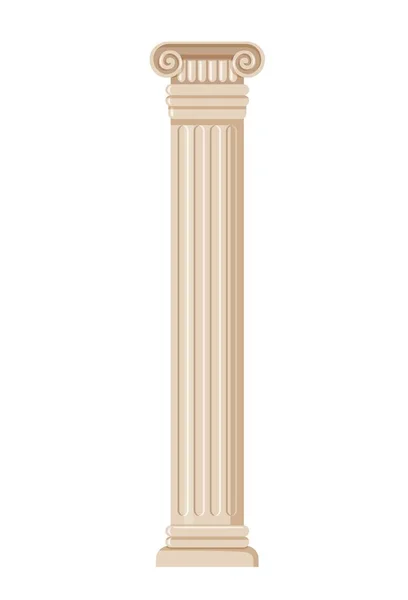 Αρχαία Ιδέα Στήλης Λευκή Στήλη Και Πυλώνας Κορινθιακό Ιωνικό Και — Διανυσματικό Αρχείο