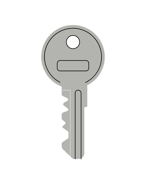 Door Key Concept Icon Website Key Office Showcase Garage Item — Stock Vector