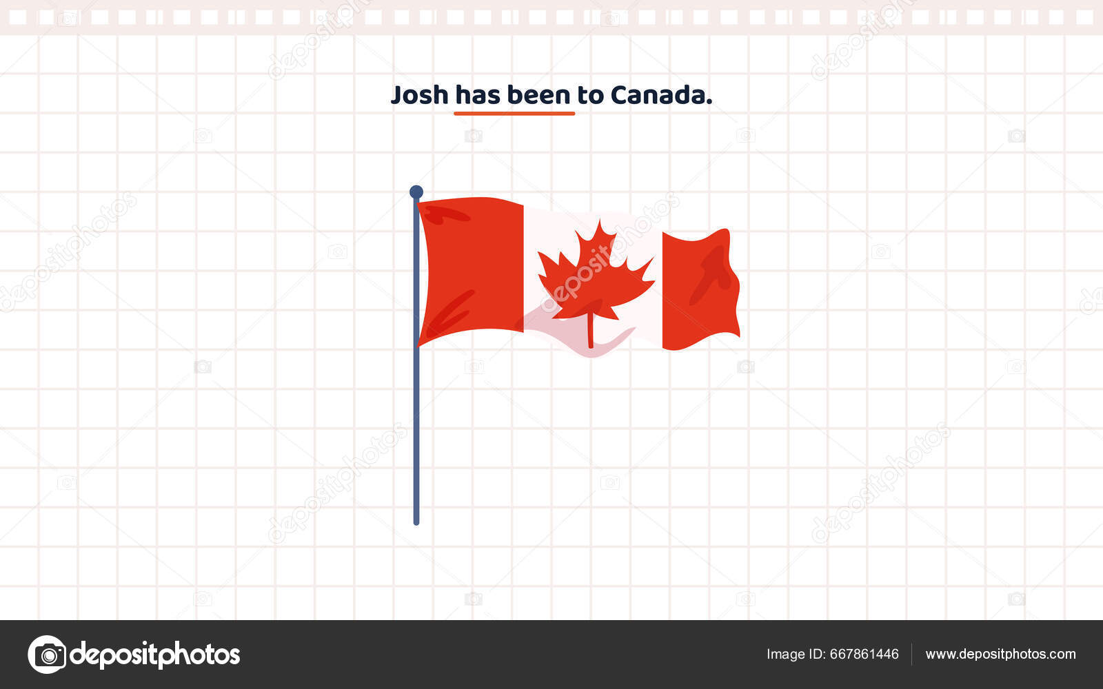 Basic English Grammar Educational Banner Example Positive Affirmative