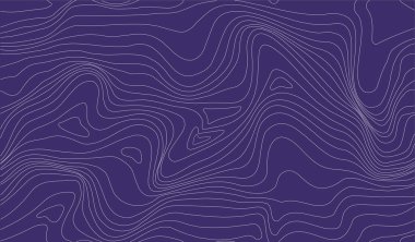 Soyut mor, doğrusal, dikişsiz desen. Ses dalgaları ve kıvrımlı çizgiler. Metin ve sunumlar için boşluk. Modern teknolojiler ve siber uzay. Minimalist bir süs. Düz vektör illüstrasyonu