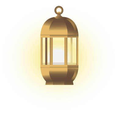 3D fenerler altın renginde tüm tasarımlarınız için uygun ışık yayar