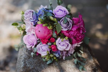 güzel düğün buketi gelin